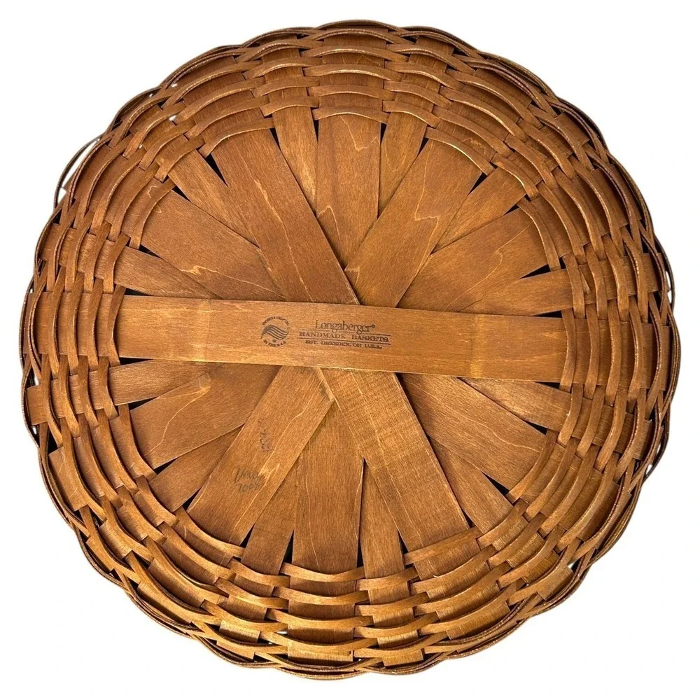 Longaberger ROUND KEEPING Basket 2008 13